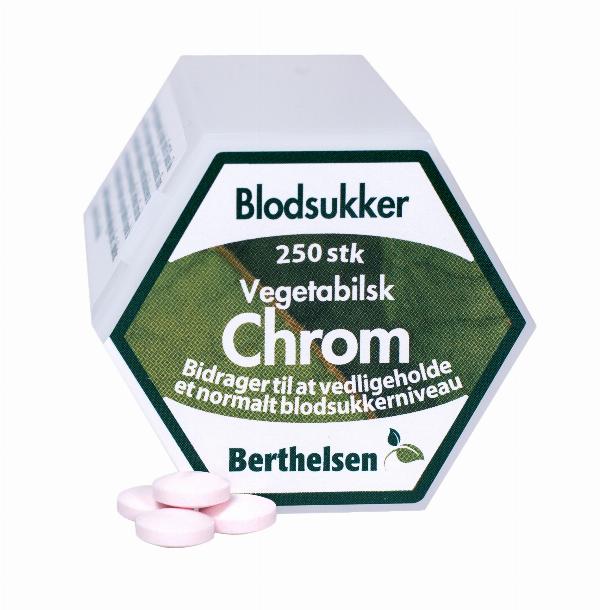 Berthelsen Chrom 62,5 Mg - Kosttilskud til Blodsukker