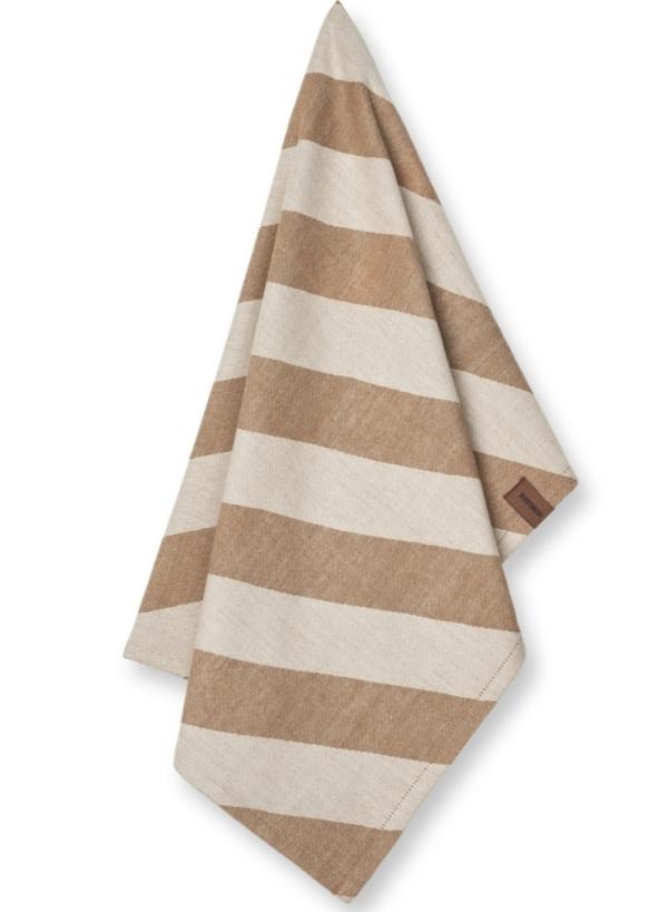 Humdakin Viskestykker i Bomuld - Beige Candy, 2 Stk