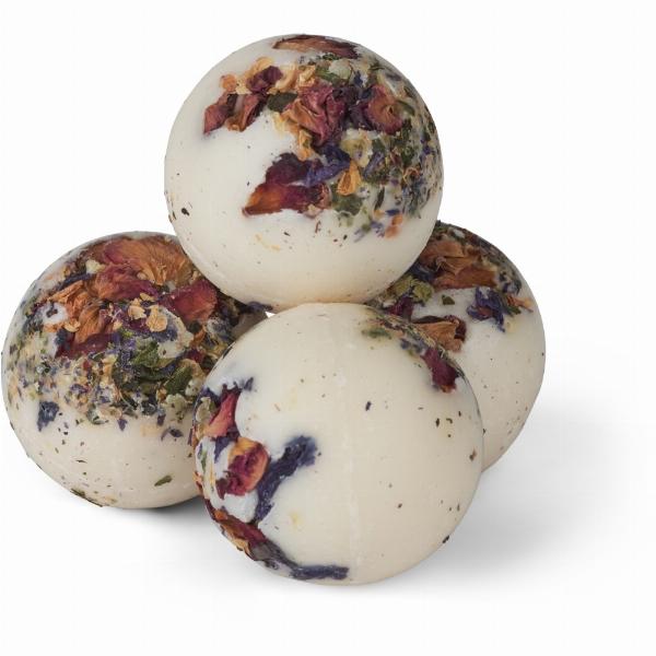 Humdakin Badecreme Bolde med Solbær - 4 stk. 50g