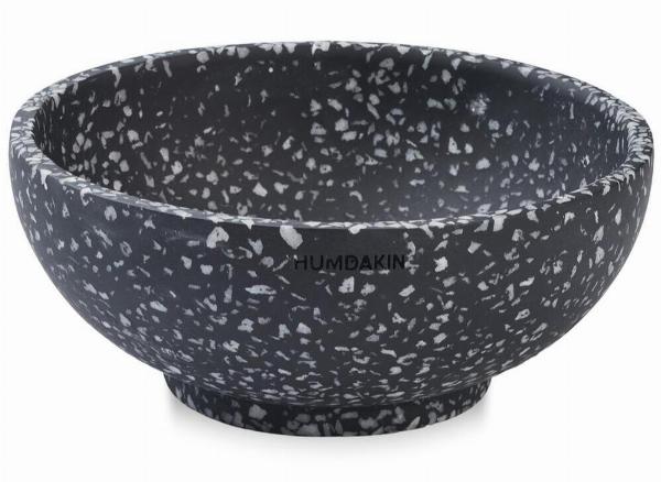 Humdakin Genova Terrazzo Skål i Sort - Elegant Styling
