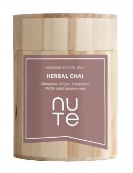 Nute Herbal Chai 100g - Koffeinfri Urte Te med Økologiske Kryddere