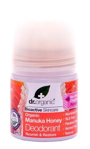 Dr. Organic Manuka Deodorant Roll-On 50ml - Antibakteriel