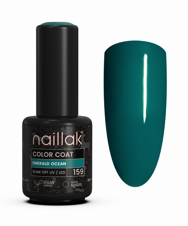 Smaragdgrøn Gellak - Emerald Ocean No 159 på tilbud!