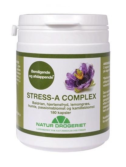 Stress A Complex 180 kapsler - Beroligende kosttilskud