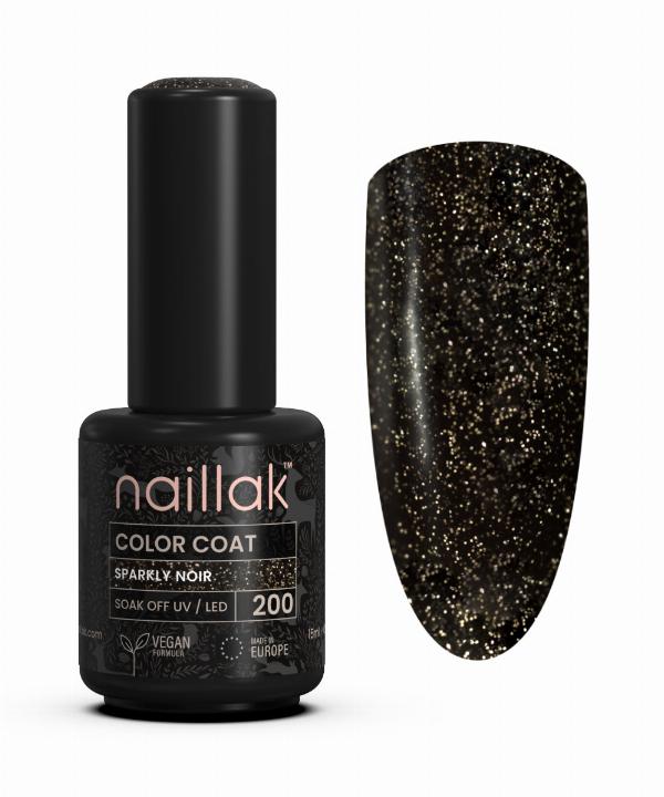 Sparkle Noir No 200 - Glitrende Gellak til Nytår