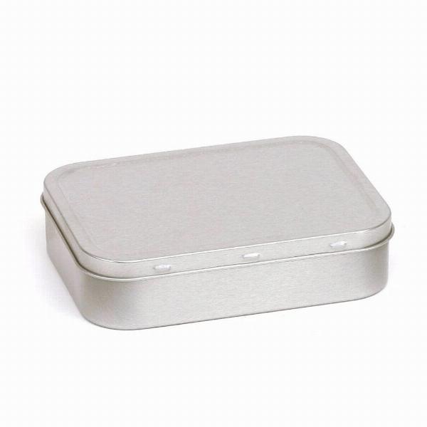 200 Ml Metal Bøtte til Kosmetik og Fødevarer - Sølv