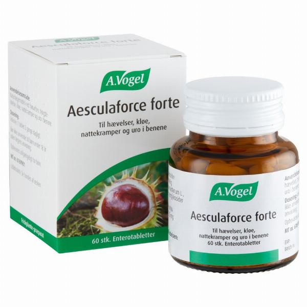 Aesculaforce Forte - Lindring af hævelser og uro i benene
