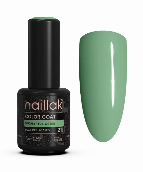Eucalyptus Green Gel Lak No 211 - Smuk Støvet Grøn