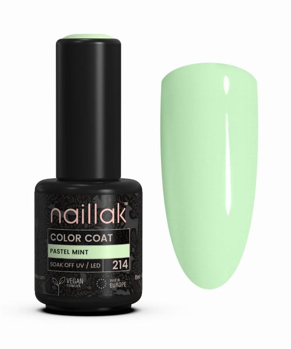 Pastel Mint Gellak No 214 – Frisk mintgrøn nuance!