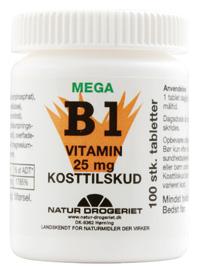 Nd B1 Vitamin 25 Mg - Styrk Dit Energi og Hjerte!