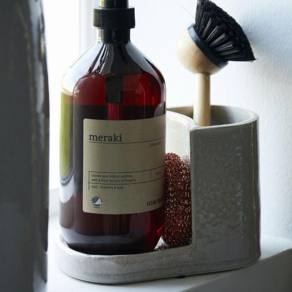 Meraki Datura Børste- og Sæbeholder i Skallegrå