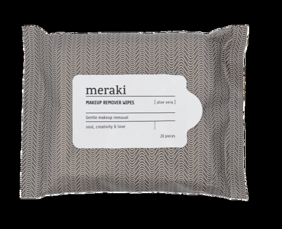 Meraki Makeup Fjerner Servietter med Aloe Vera - 20 Stk