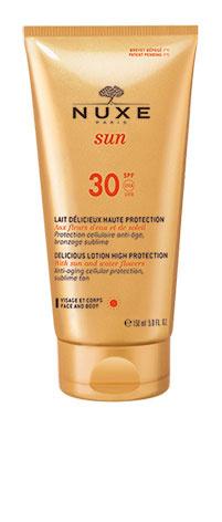 Nuxe Sun Delicious Solcreme til Ansigt og Krop SPF30 150ml
