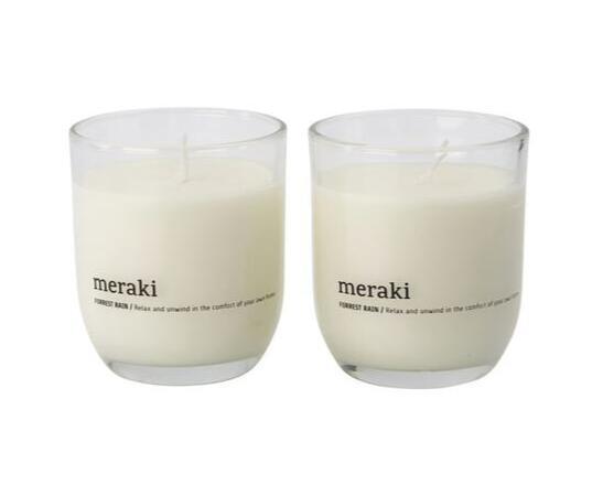 Meraki Duftlys Forest Rain - 2 stk til hjemmet