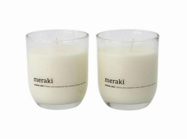 Meraki Duftlys Shadow Lake - Sæt med 2 stk.