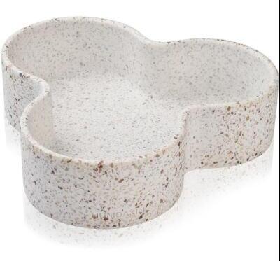 Humdakin Pisa Terrazzo Skål i Rød og Beige