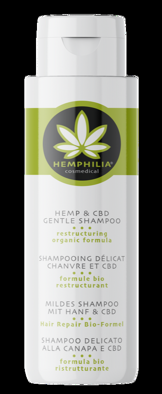 Hemphilia Økologisk Gentle Shampoo 200ml - Sulfatfri Pleje
