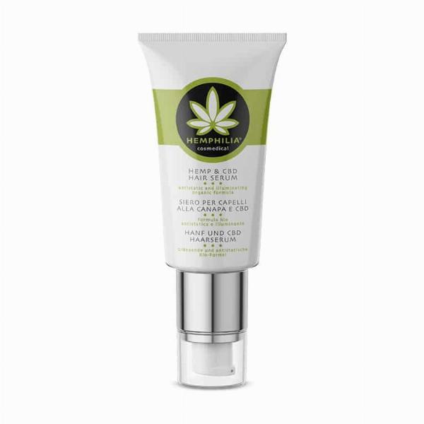 Hemphilia Økologisk Hårserum 50ml - Glansfuldt Hår