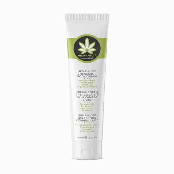 Økologisk Energizing Body Cream fra Hemphilia - 150ml