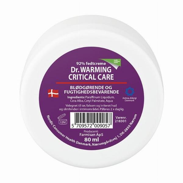 Dr. Warming Critical Care 80ml - Intimområde Creme