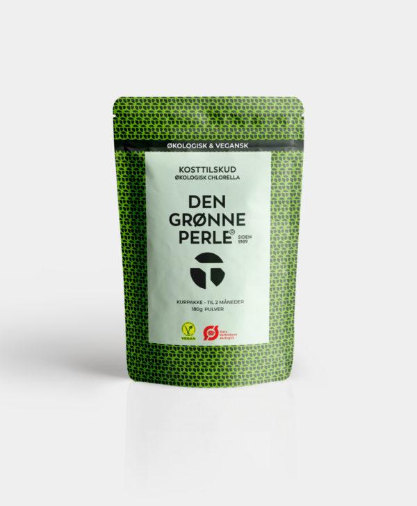 Chlorella - Den Grønne Perle Pulver 180 G til Sundhed