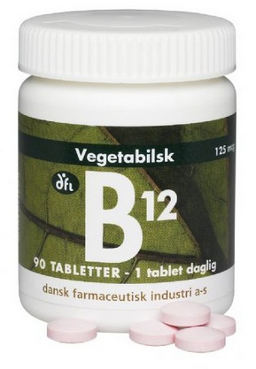 Dfi B12 125 Mcg - Vegetabilsk Vitamin til Sundhed