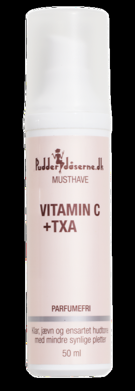 Pudderdåserne Vitamin C + TXA 50ml - Klar hudtone!