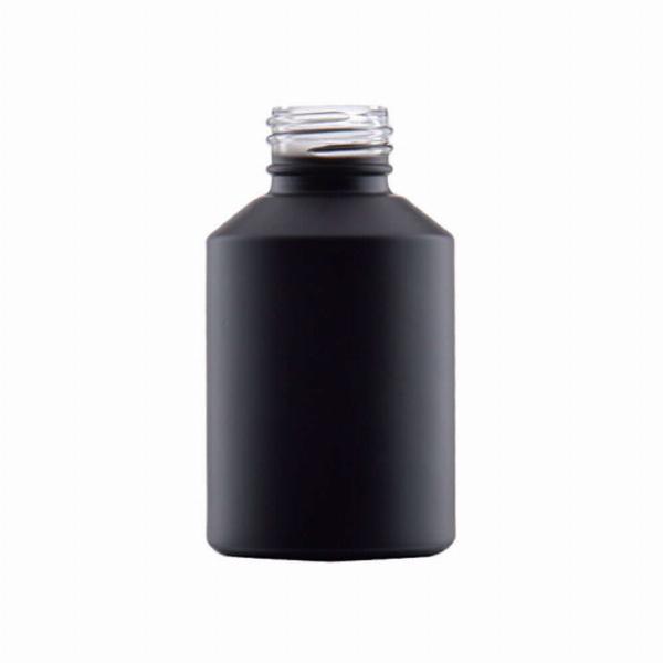 60 Ml Sort Glasflaske - Perfekt til Skønhedsprodukter