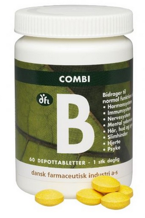 Dfi Combi B 60 Tabl - Vegetabilsk B-vitamin kosttilskud