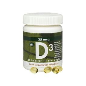 Dfi D3 Vitamin 35 Mcg - 120 Kapsler - Spar 40%!