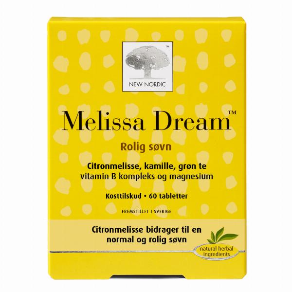 New Nordic Melissa Dream 60 Tabl - Rolig Søvn og Afslapning