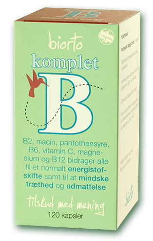 Biorto Komplet B Energy 180 Kapsler - Øg din energi!