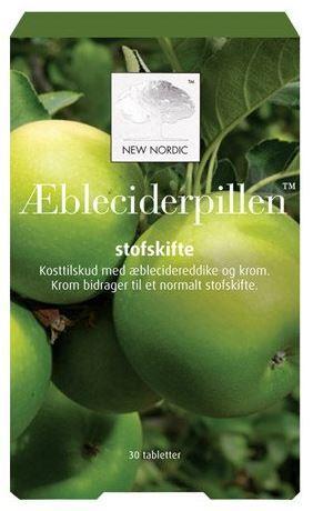 New Nordic Æbleciderpiller 30tab - Kosttilskud til Blodsukker