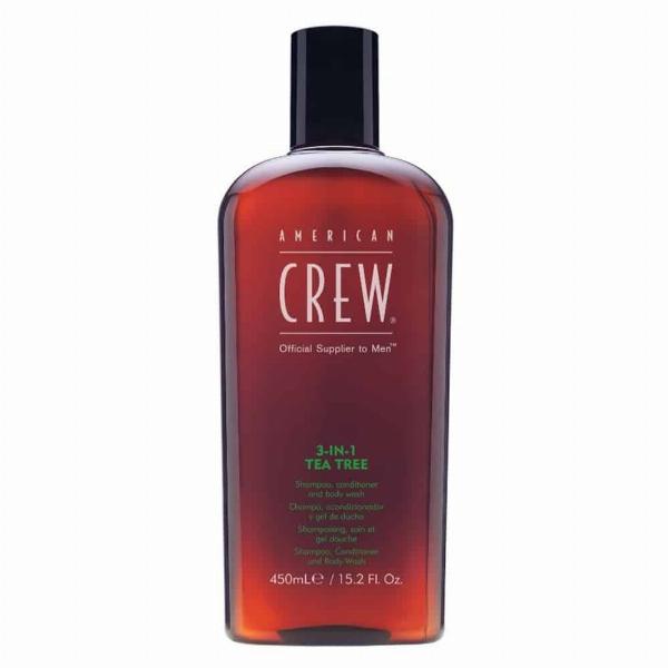 American Crew 3-i-1 Tea Tree 450ml - Multifunktionel Pleje