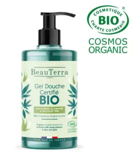 Beau Terra Økologisk Shower Gel med Grøn Te - 750ml