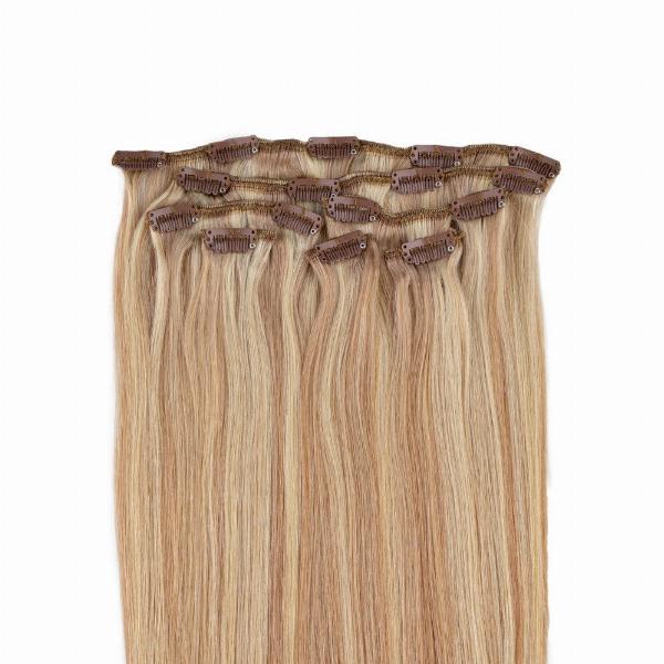 Clip On Extensions i Karamel og Gyldenblond #10/22
