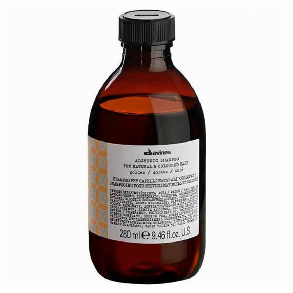 Davines Alchemic Shampoo Golden 280ml - Forstærk Gyldne Toner