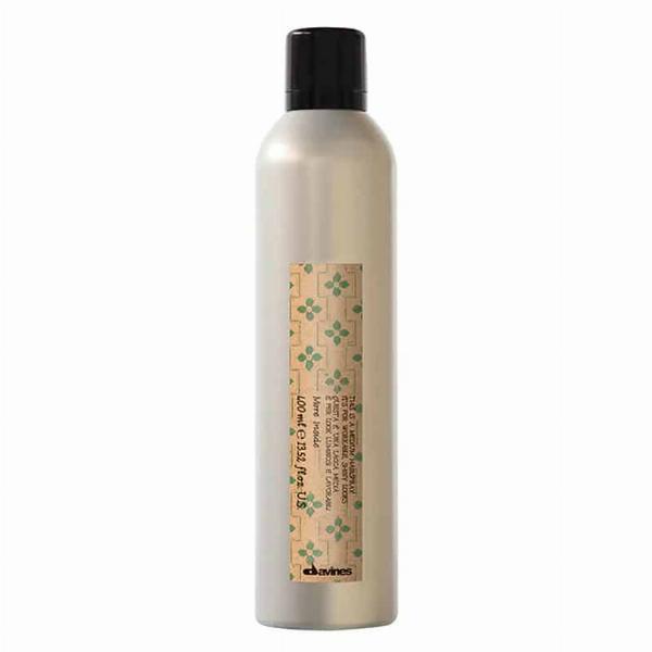 Davines Medium Hairspray 400ml - Fleksibel Hold til Håret