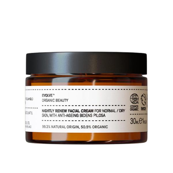 Evolve Natcreme til Fornyelse 30ml - Beroligende Skønhed