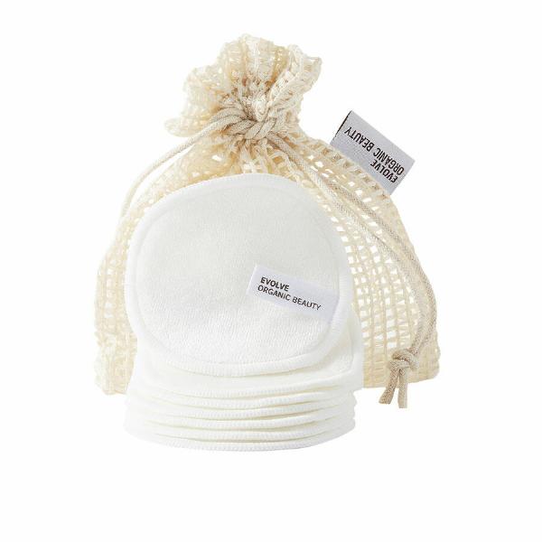 Evolve Bambus Genanvendelige Makeupfjerner Pads - 7 Stk