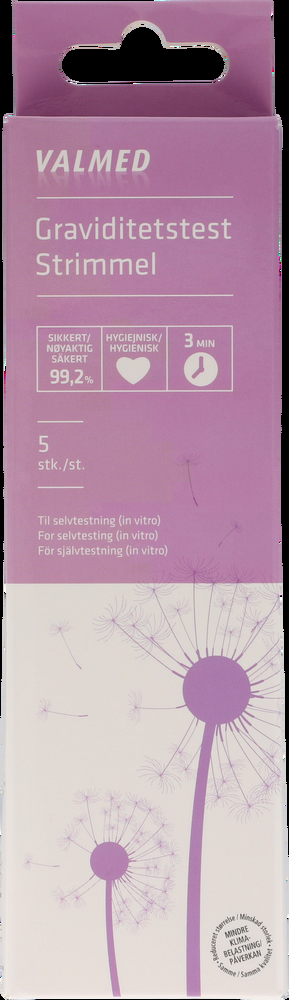Valmed Graviditetstest 5 Stk - Hjemmetest med høj sikkerhed