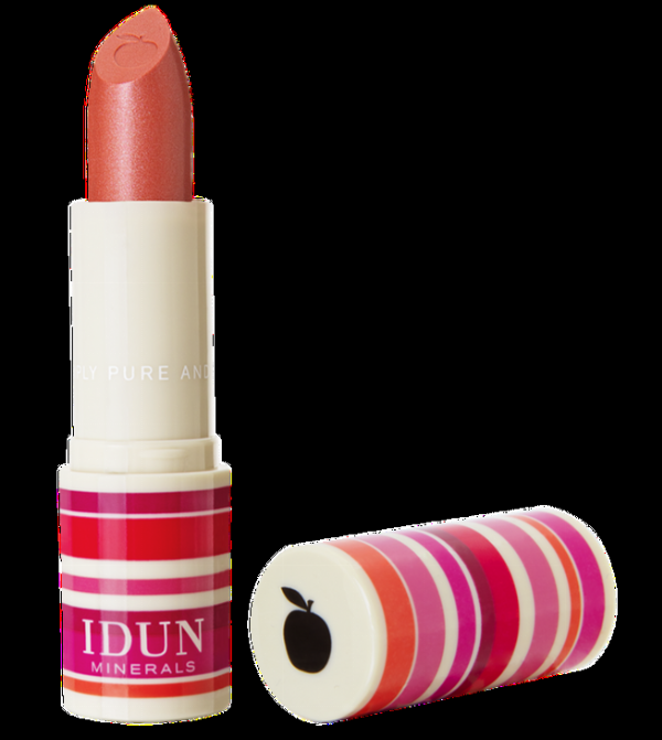 Idun Minerals Creme Læbestift - Alice 3,6g med Glans