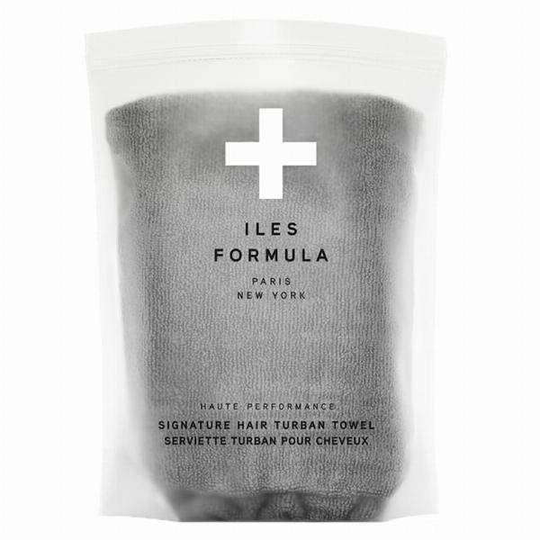 Iles Formula Hår Turban Håndklæde - Grå