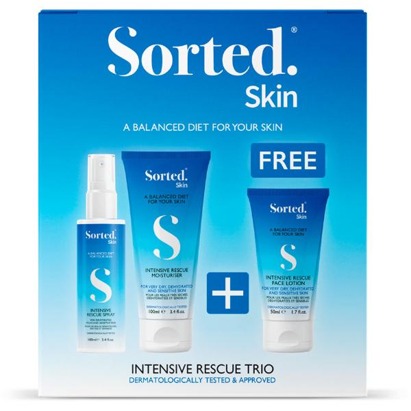 Sorted Skin Intensiv Redningssæt: Spray, Lotion, Creme