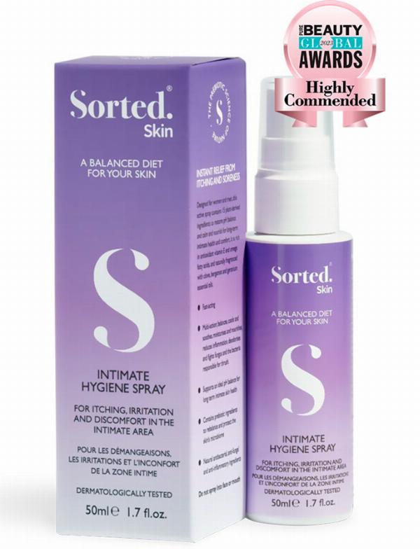 Beroligende Intim Spray fra Sorted Skin - 50ml