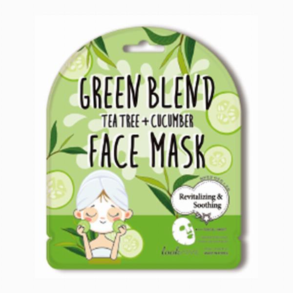 Look At Me Tencel Ansigtsmaske - Green Blend