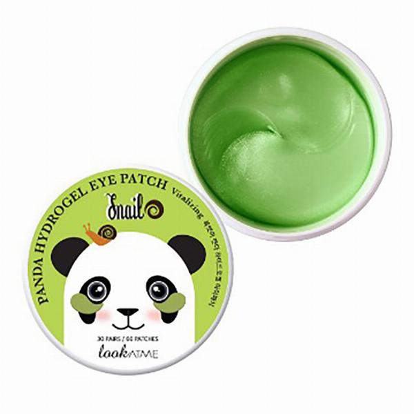 Fugtgivende Panda Hydrogel Øjenmasker med Snegleslim