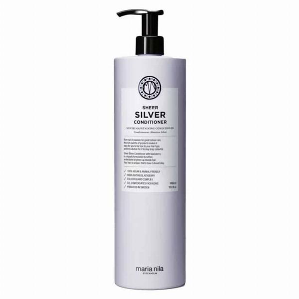 Maria Nila Sheer Silver Conditioner 1000ml - Neutraliser gult hår