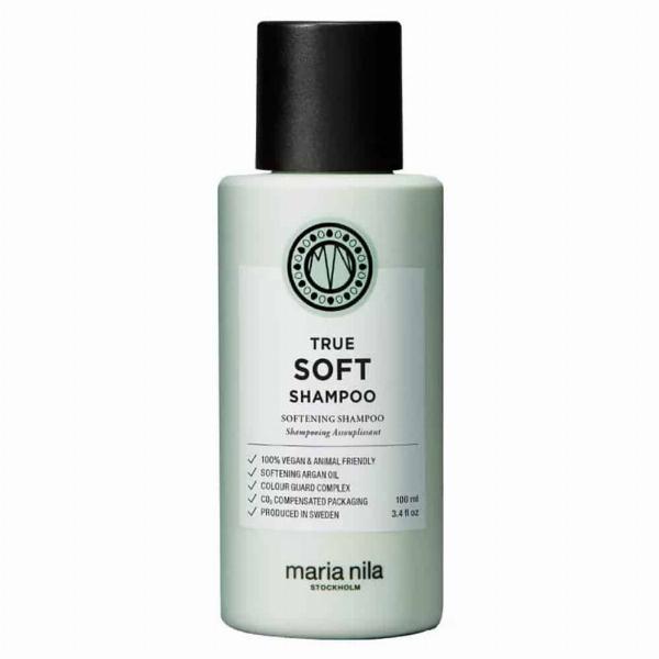 Maria Nila True Soft Shampoo 100ml - Fugtgivende Pleje