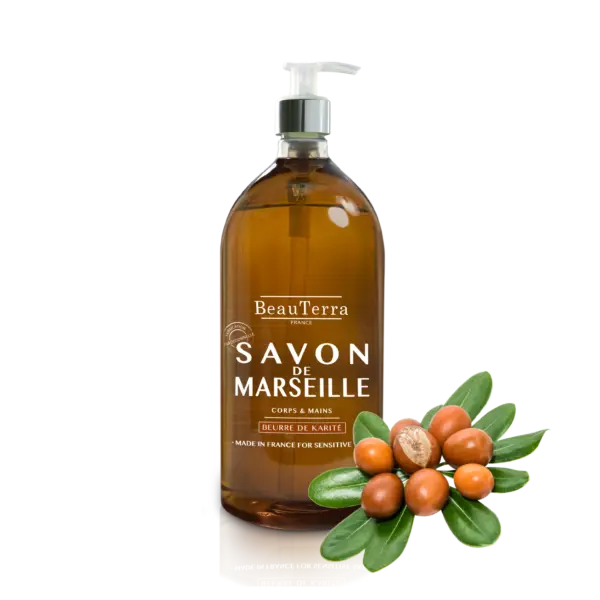 Beau Terra Marseille Flydende Sæbe med Sheasmør 300ml